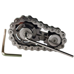 Bitopbi Sprocket fidgets chain in gunmetal for tactile focus and calm