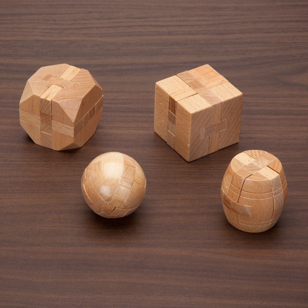 Bits and Pieces compact 2-inch puzzles close-up showing interlocking pieces
