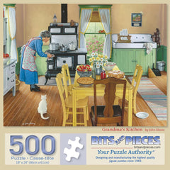 Bits and Pieces John Sloane nostalgic kitchen scene puzzle for cozy gatherings
