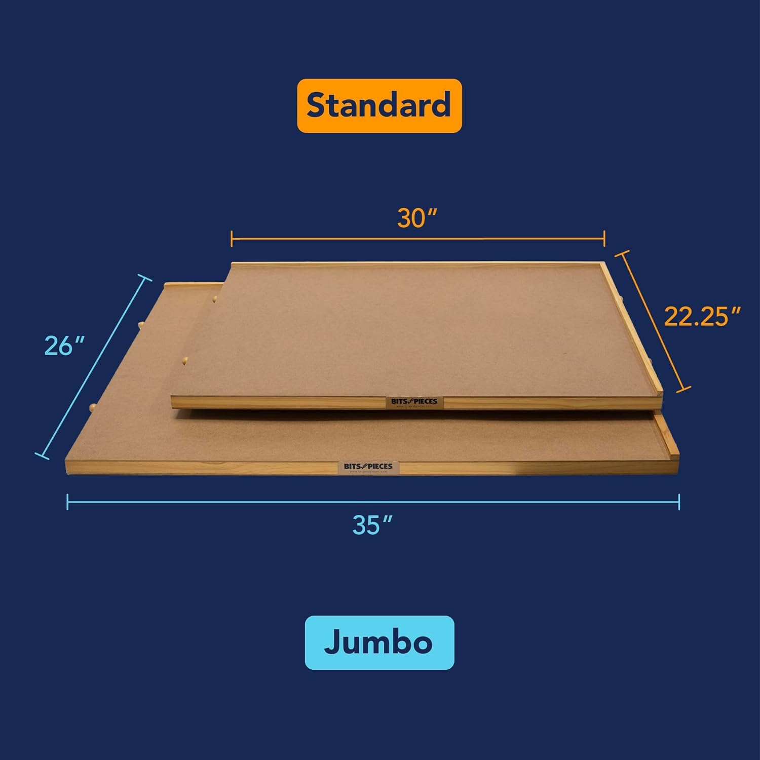 Bits and Pieces portable puzzle table easy to move between rooms.