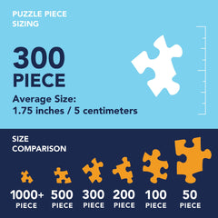 Bits and Pieces puzzle box back reveals product details and materials.