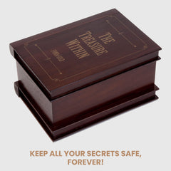 Bits and Pieces puzzle box doubles as a jewelry box for keepsakes.