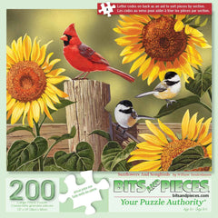 Bits and Pieces artwork by William Vanderdasson, large-piece design ideal for family puzzle time.