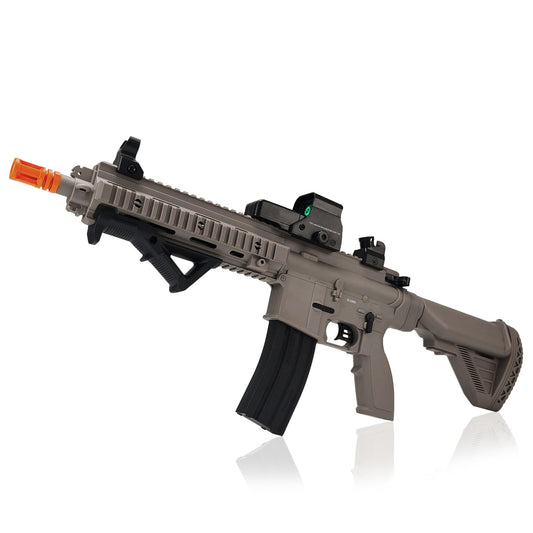 BIU BLASTER 30-Inch Gel Ball Blaster front view highlights compact design for outdoor battles.