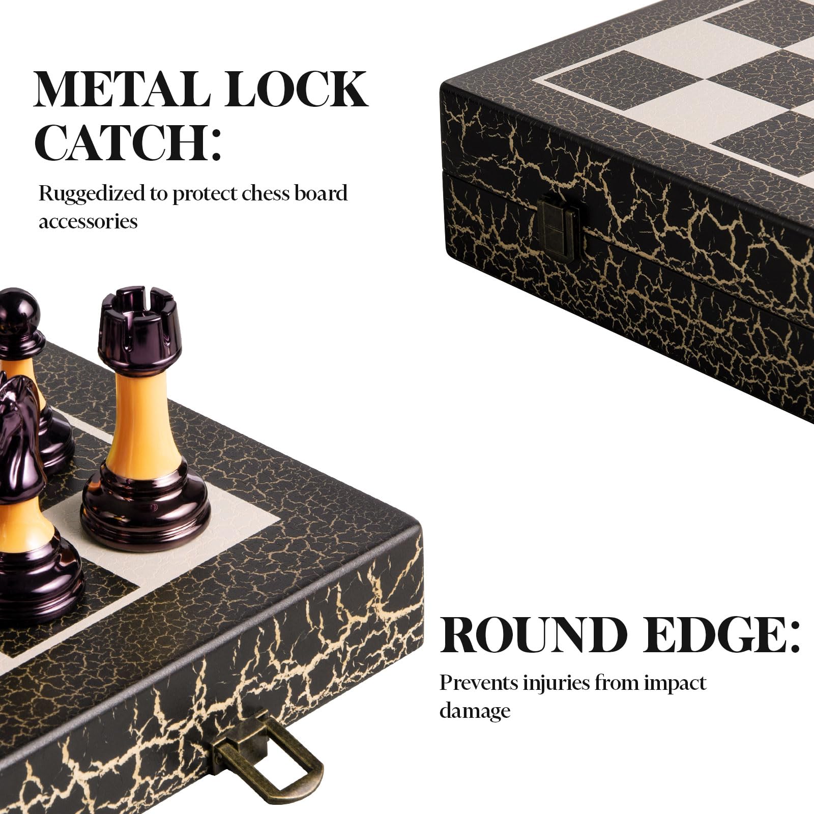 BIVOMON travel-ready chess set compact for on-the-go play
