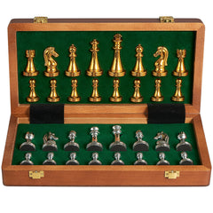 BIVOMON metal chess pieces weighted for stable moves.