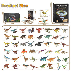 BIWASE dinosaur book-storage box keeps dinos organized after activity.