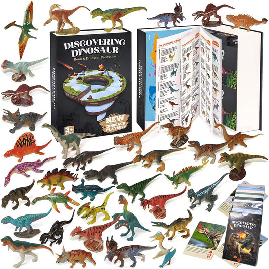 BIWASE 50-dinosaur figures with detailed features for imaginative play.