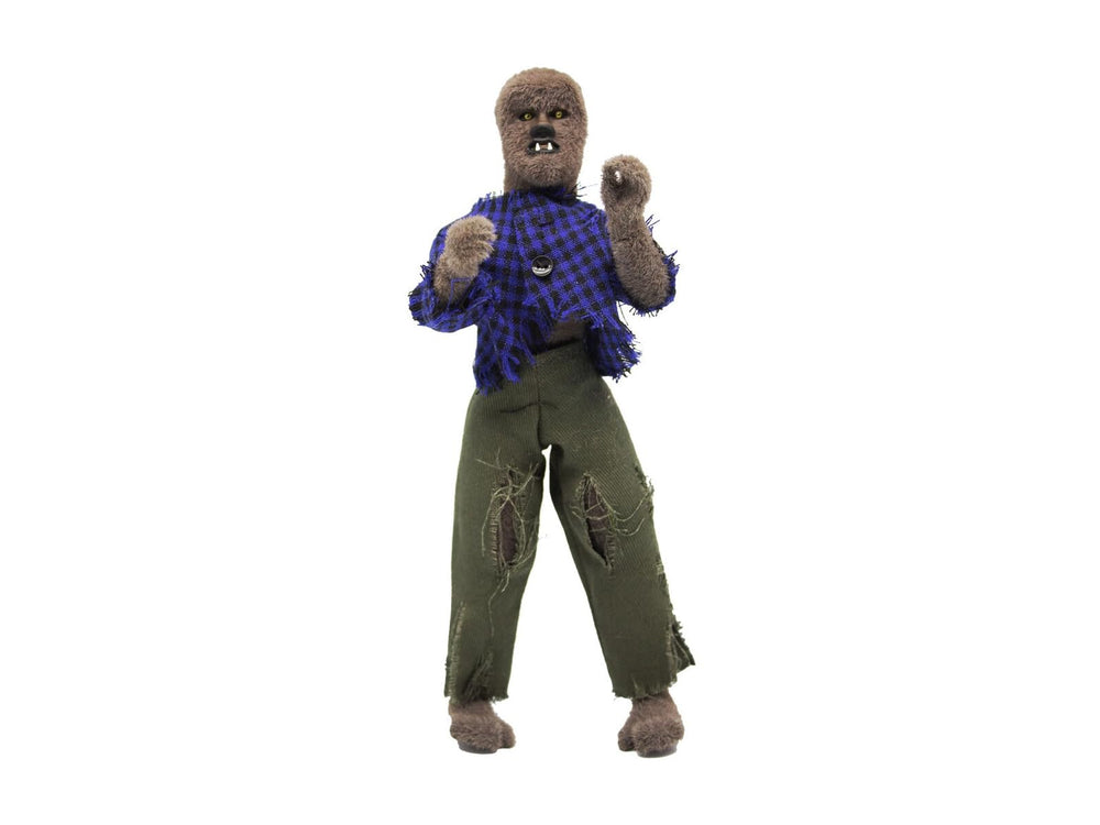 Bizak Mego Werewolf 8-inch figure with full flock finish for standout display.