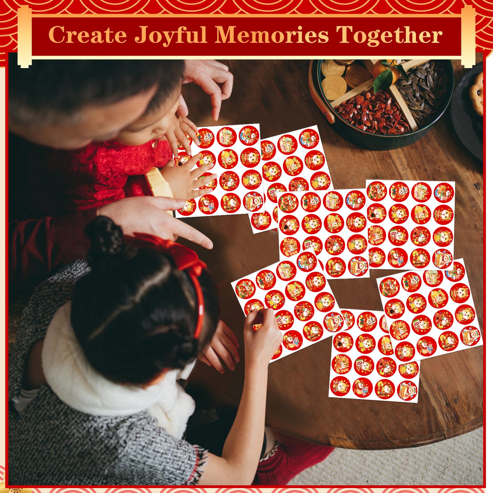 BIZIBAFF Pre-cut sheets simplify decorating candy wrappers and party favors.