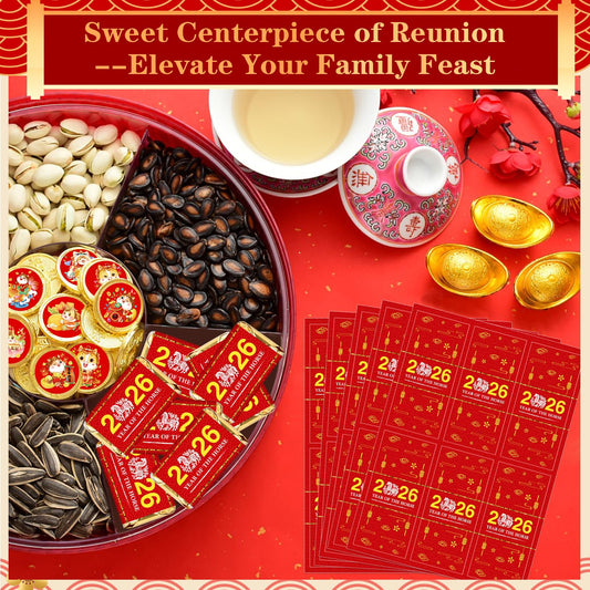 BIZIBAFF year of the horse sticker sheet brings authentic lunar New Year flair to gifts.