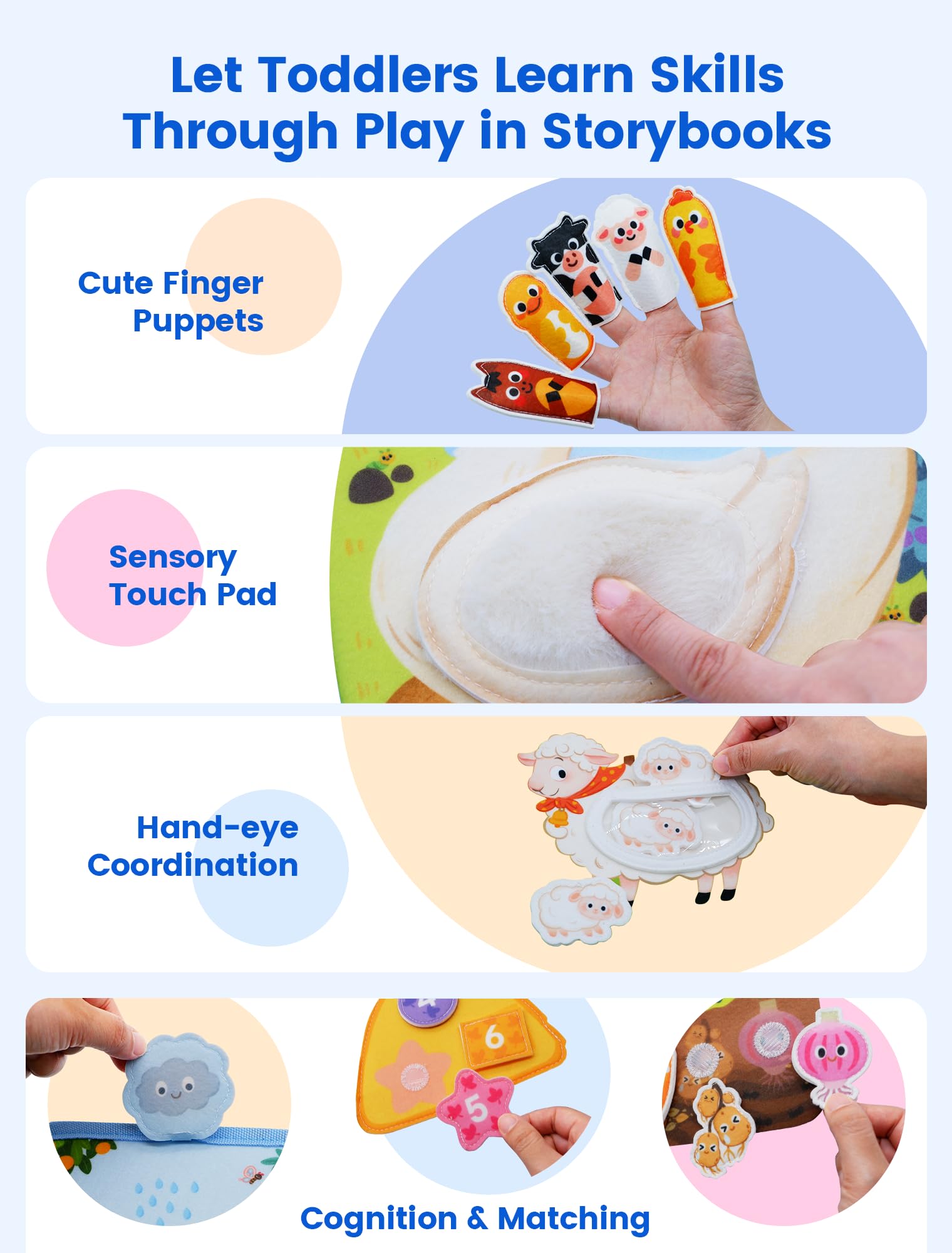 BizyKoady caterpillar to butterfly activity supports color and shape discovery.