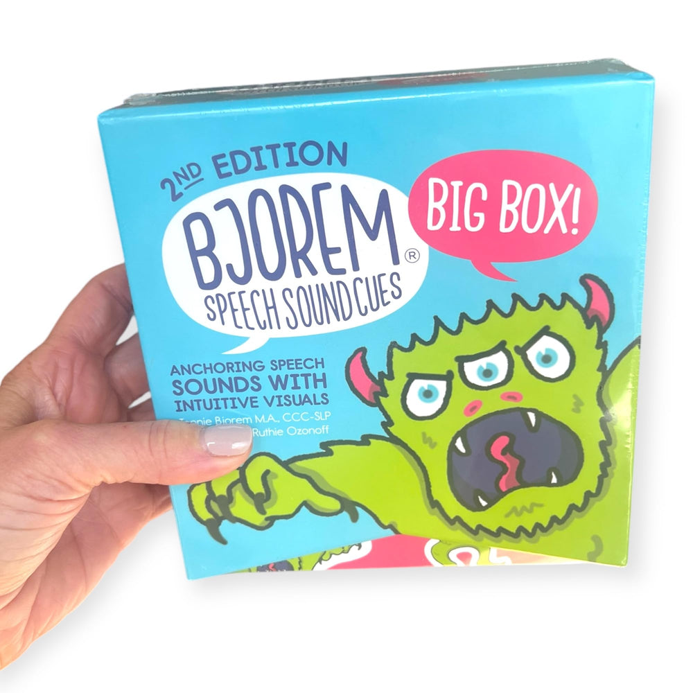 Bjorem Speech 2nd Edition consonant cue cards for phoneme practice