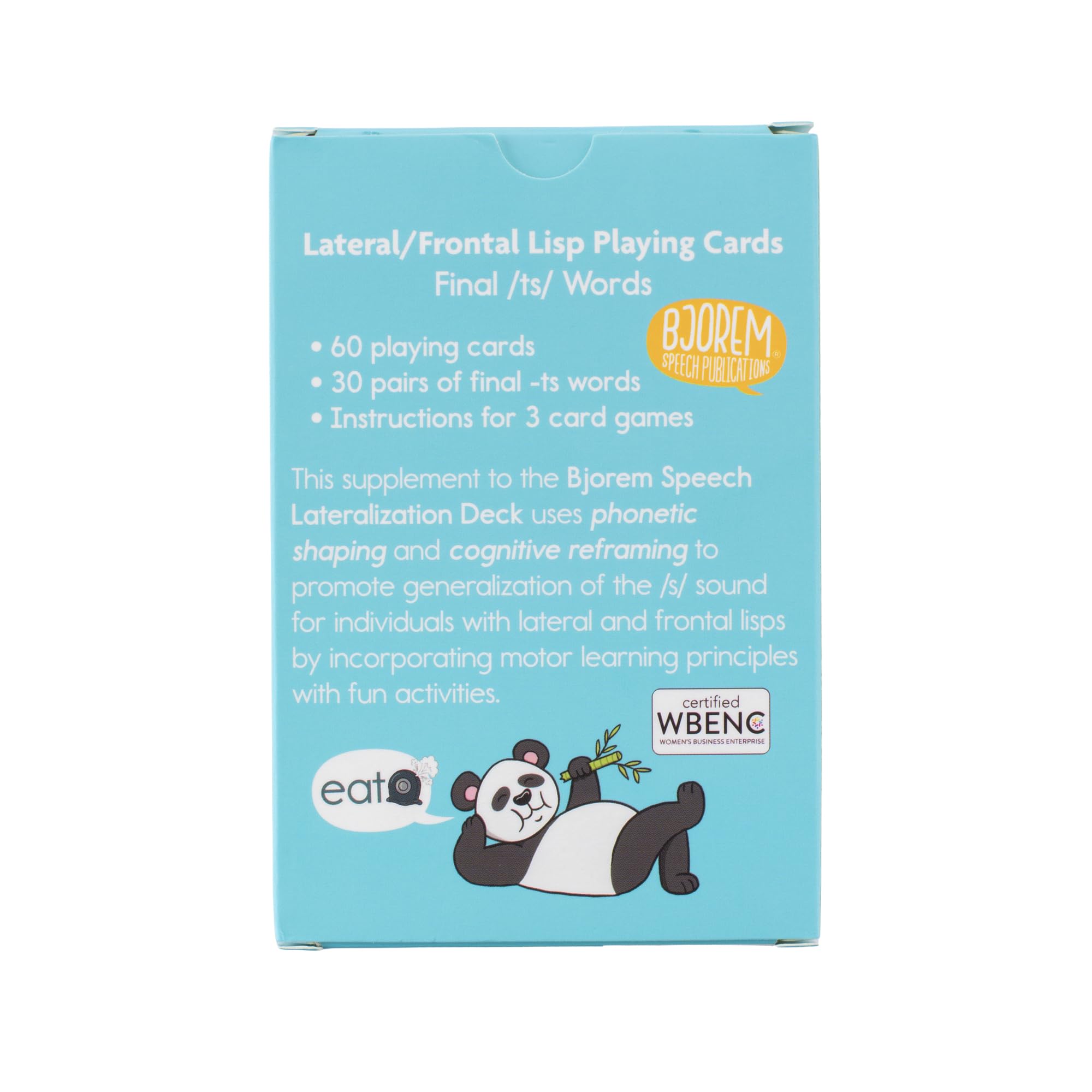 Bjorem Speech Memory game cards promoting memory-based /s/ practice.