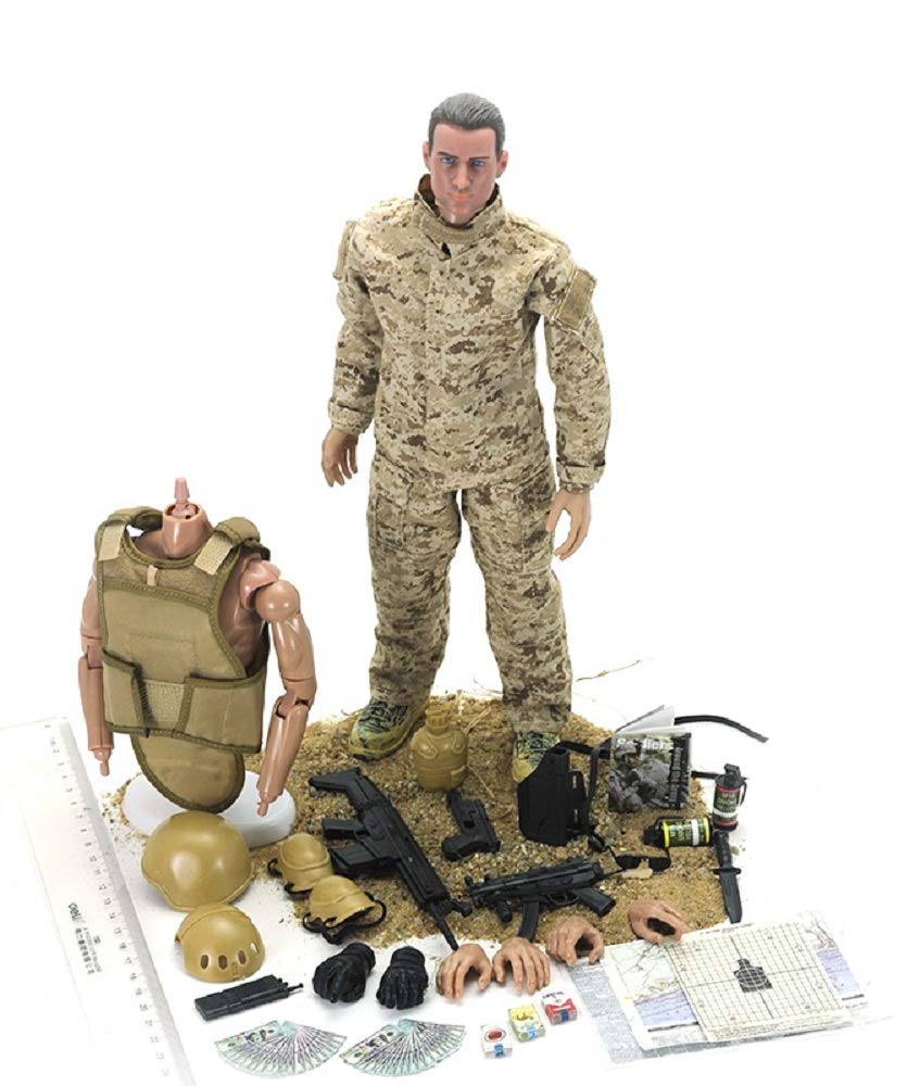 BJPEY action figure with leg holster and extra gear for storytelling
