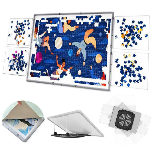 BJPuzT puzzle table with 360° rotation for group collaboration