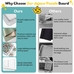 BJPuzT velvet surface keeps pieces in place during sessions