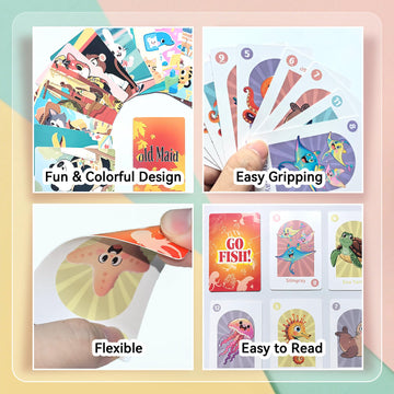 BKBNSJ Old Maid Go Fish deck highlights simple, classic play.