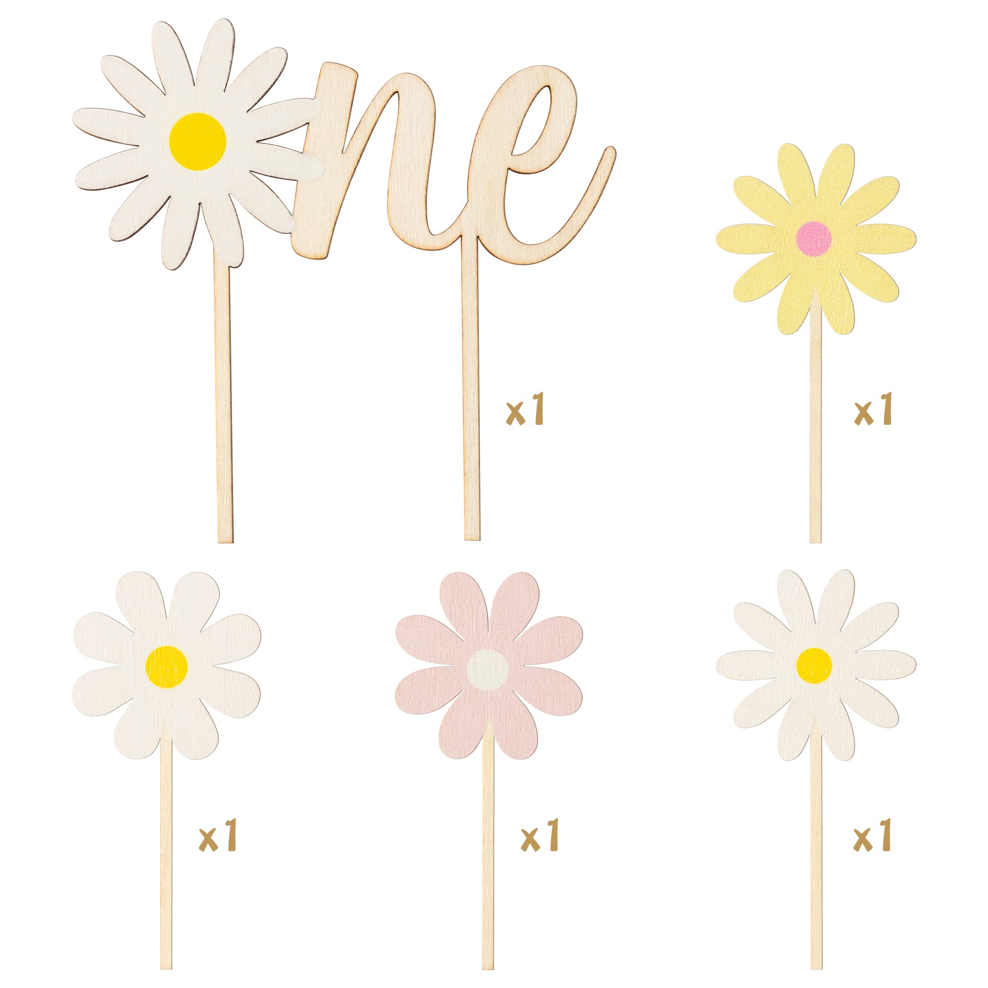 BkeeCten Daisy Topper Small 02 adds cheerful daisies to desserts