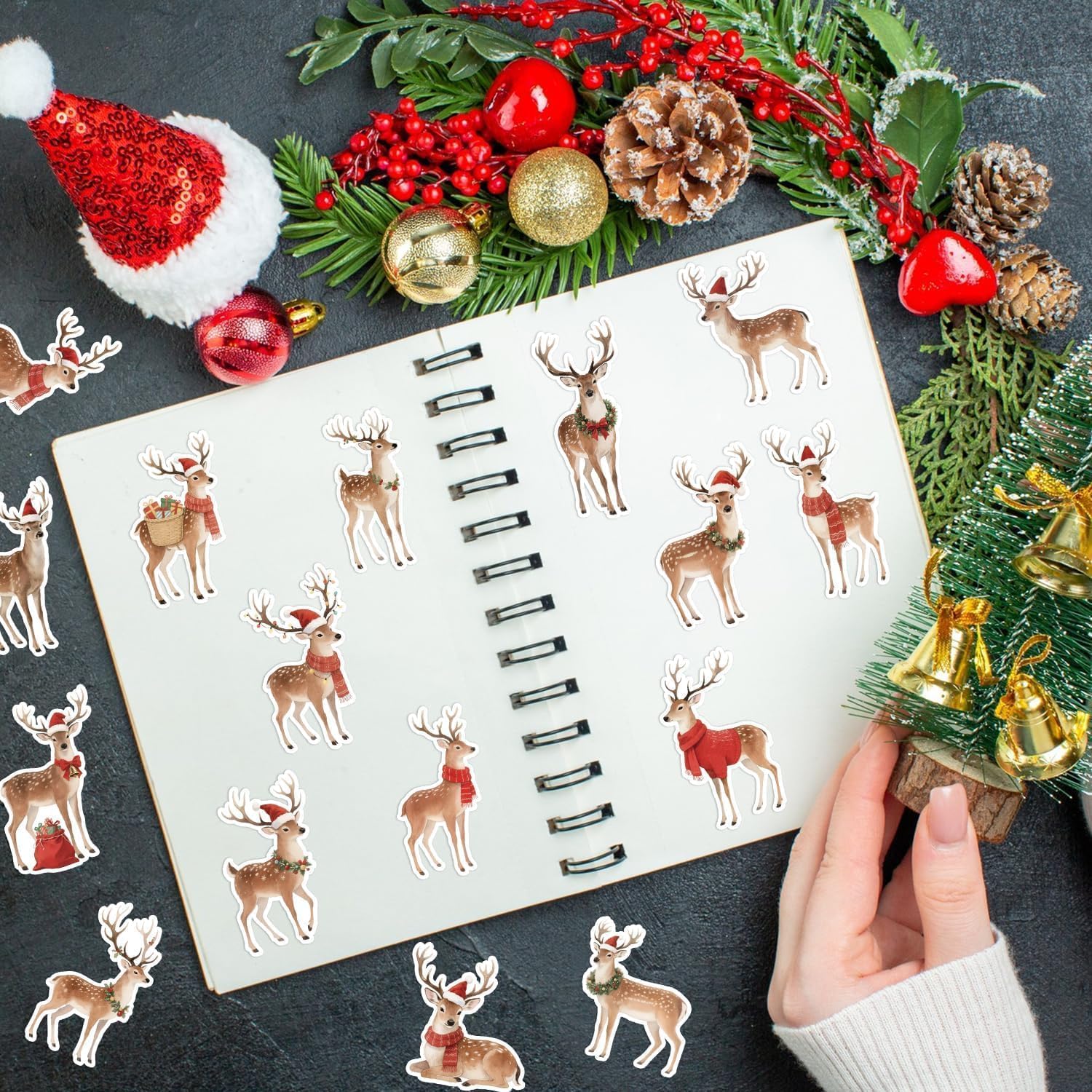 BkeeCten journal and scrapbook decor sticks securely and is easy to reposition