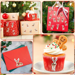 BkeeCten reusable, removable stickers suit craft projects and seasonal displays
