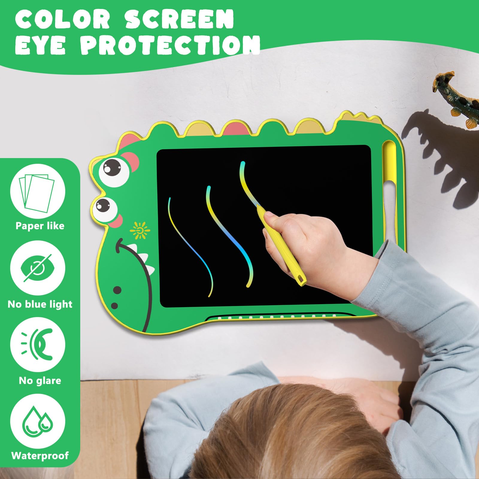 BKM LCD writing tablet erase and lock button for easy control during drawing