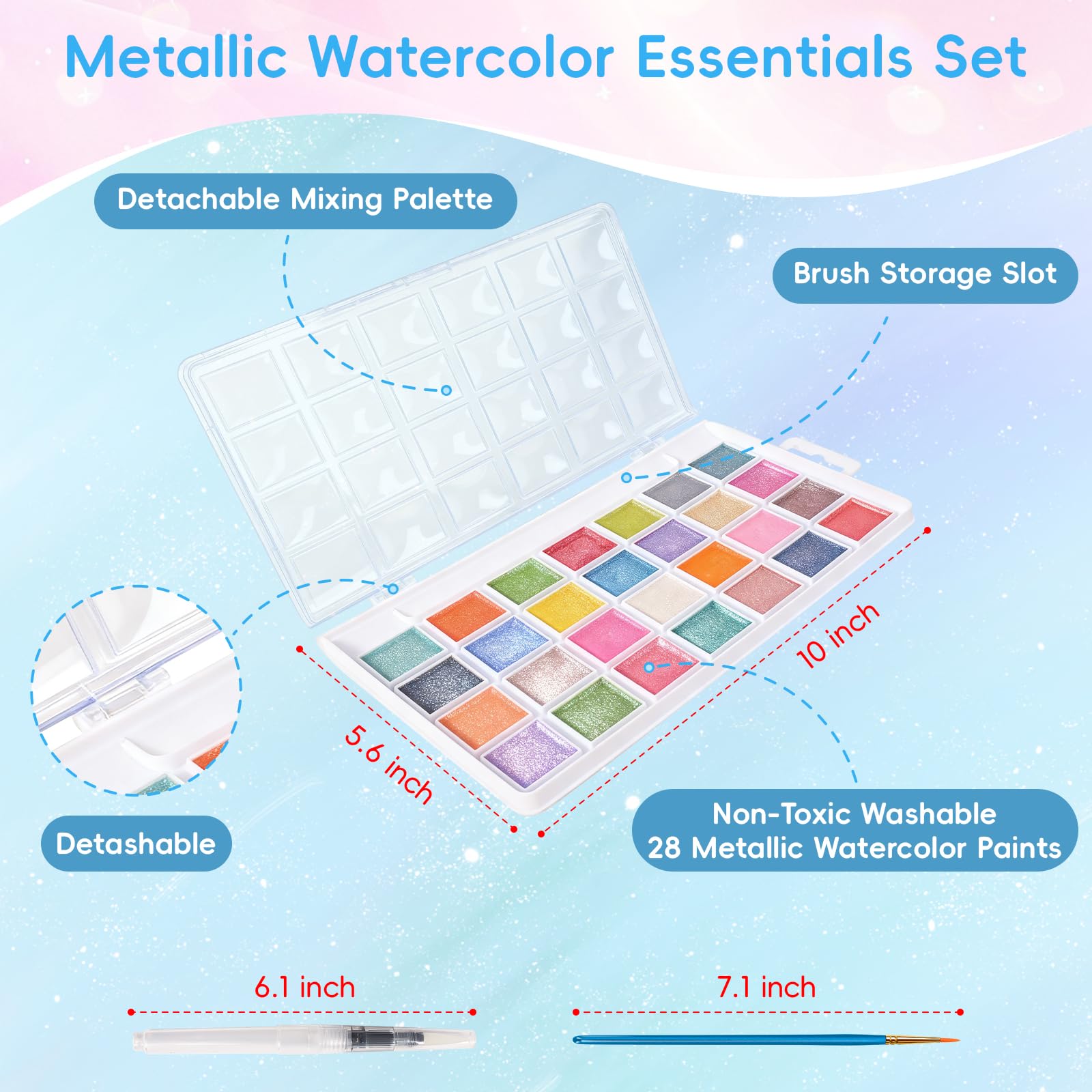 Blablaovy refillable water brush pen enables portable painting on the go.