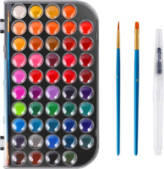 Blablaovy 48-color watercolor palette box offers versatile painting options.