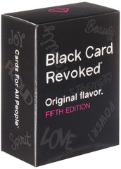Black Card Revoked Fifth Edition deck front view for party fun