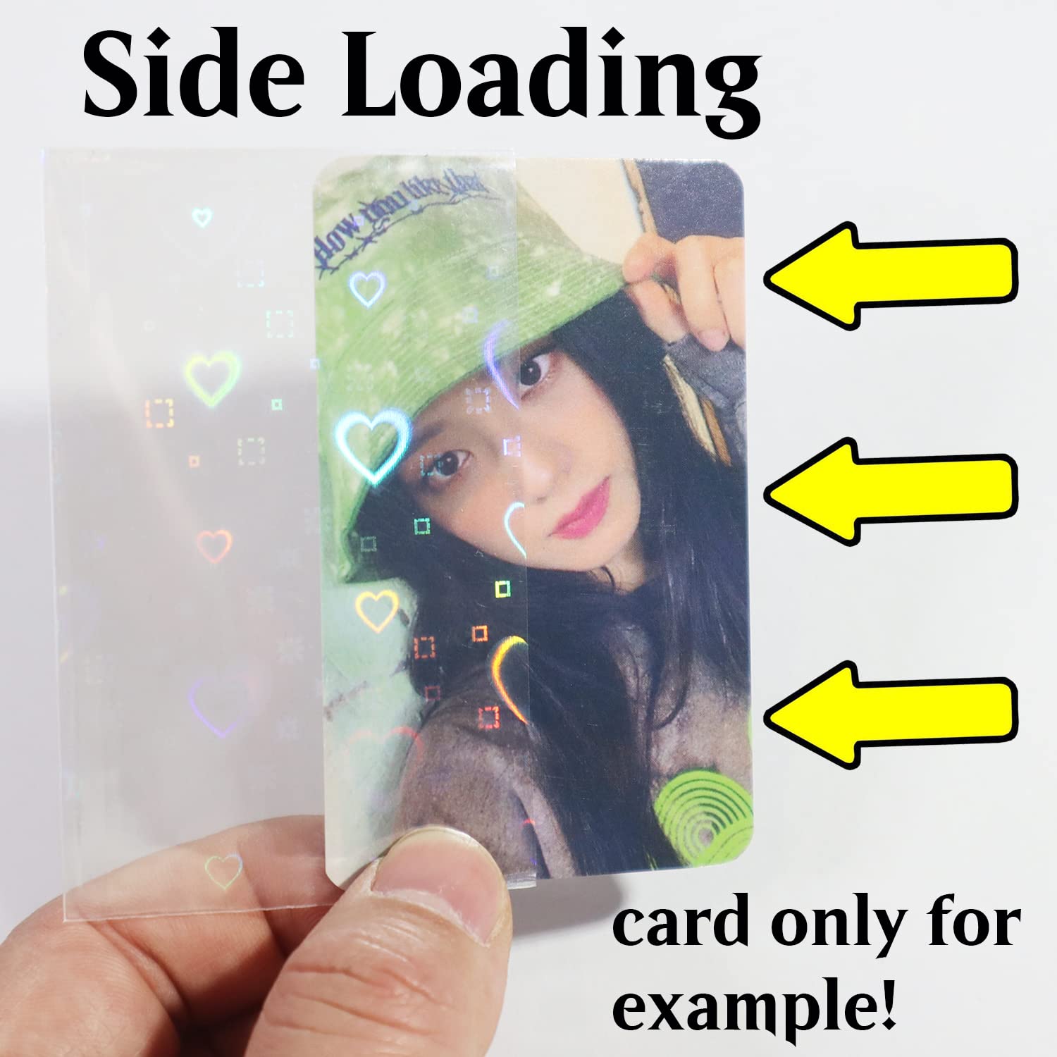 Black Lotus 56x88mm sleeve for small K-pop trading cards