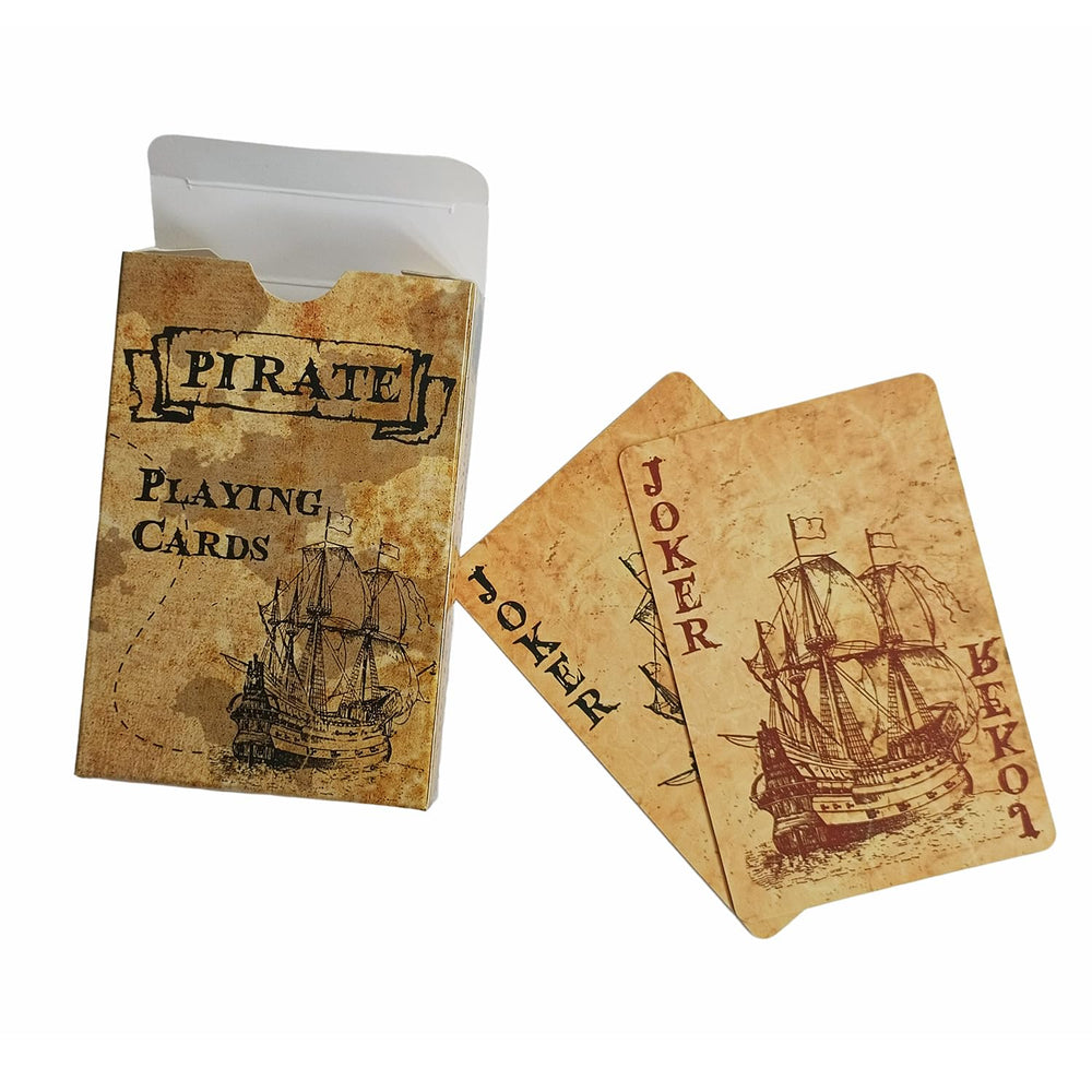 Black Lotus Pirate King face cards closeup showing retro artistry and readability