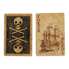 Black Lotus Pirate King white-core card stock ensures durability and smooth shuffling