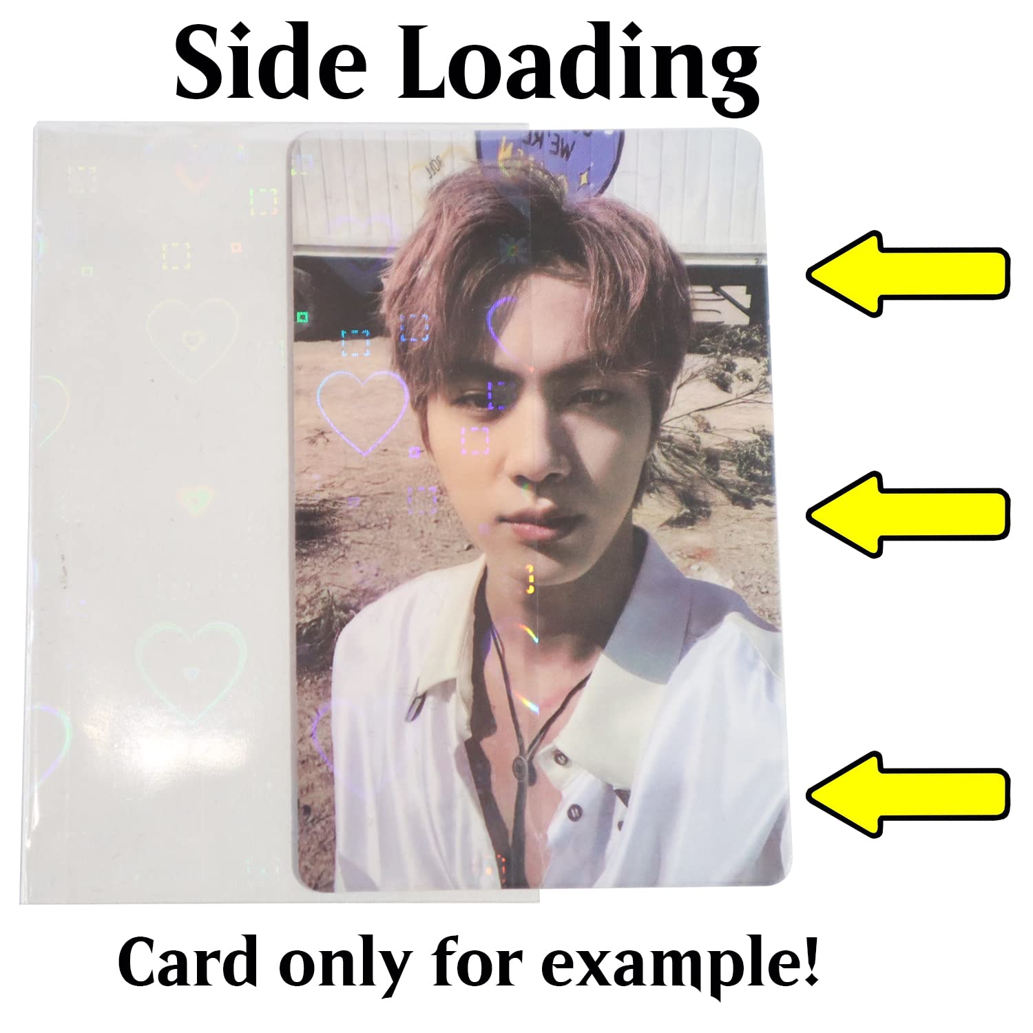 Black Lotus side-loading sleeve for easy card insertion