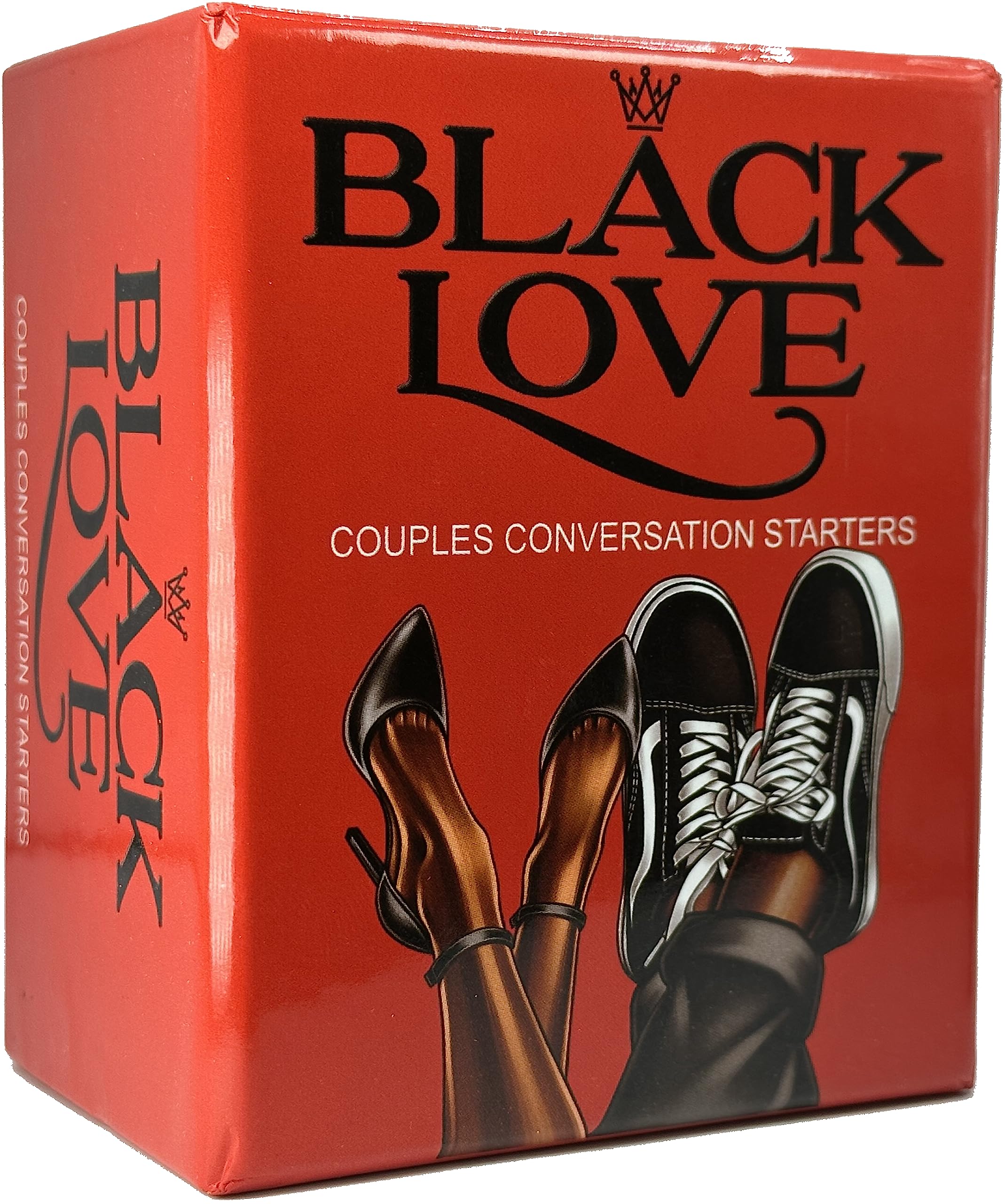 Black Owned Black Love Card Game date night set ready for couples' conversation
