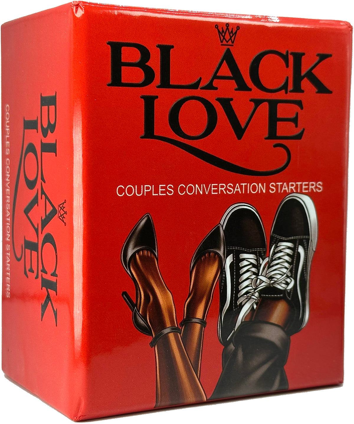 Black Owned Black Love Card Game date night set ready for couples' conversation
