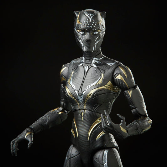 Black Panther Wakanda Forever deco detailing enhances realism on display.