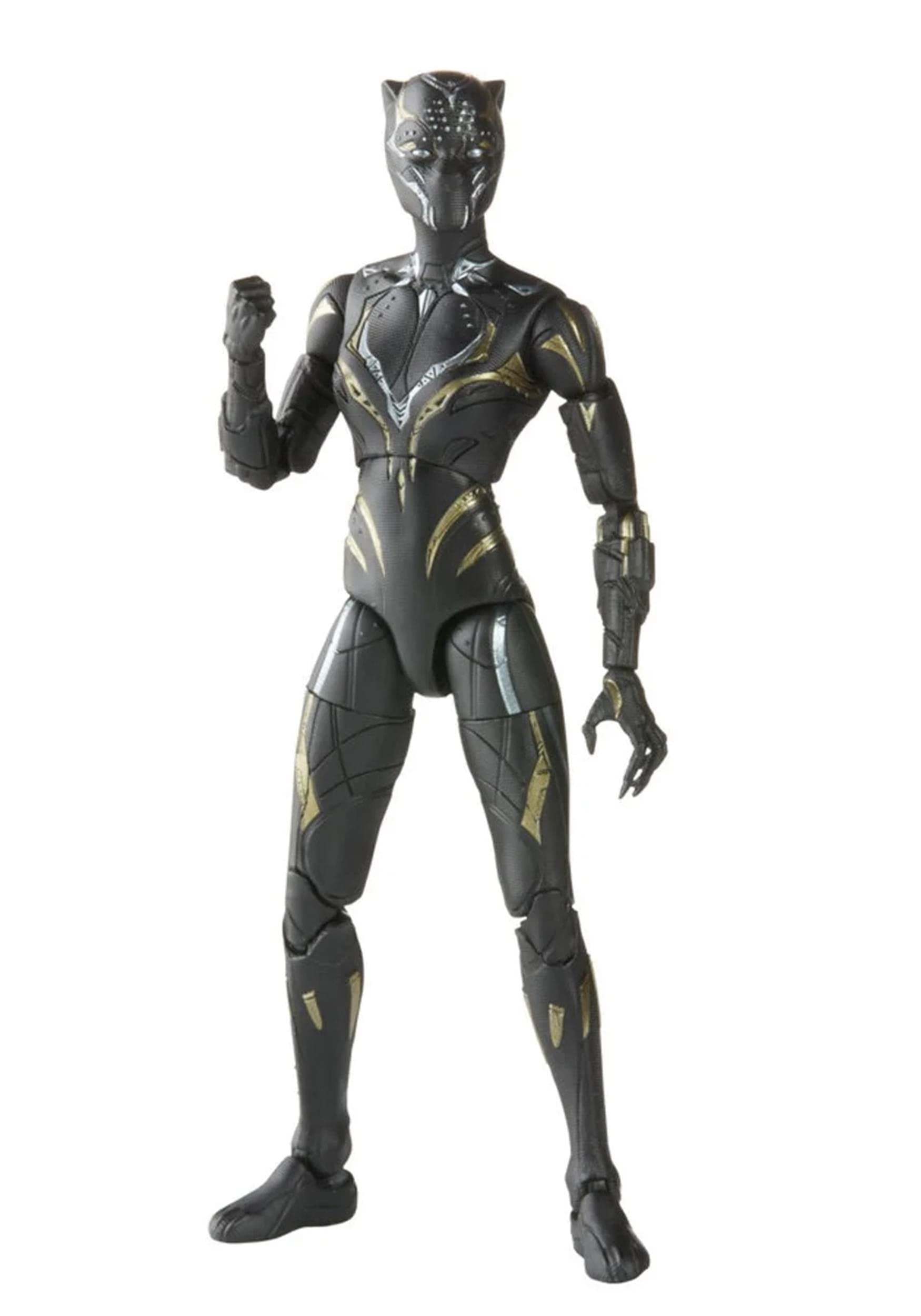 Swappable hands and accessories expand display options and play possibilities for Black Panther.
