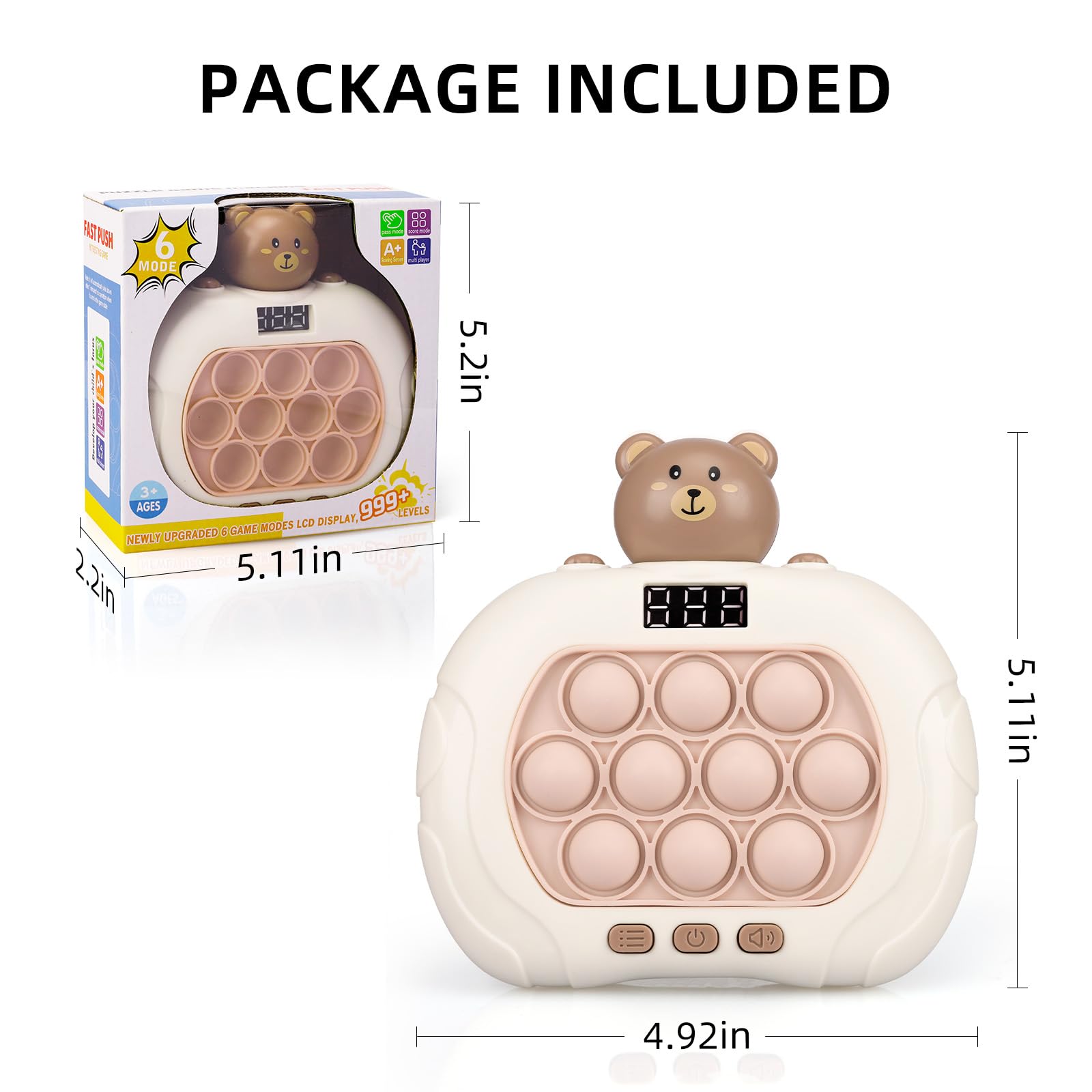 Blackma Fast Push handheld-compact-design fits in small hands for on-the-go play.