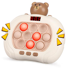 Blackma Fast Push LED bear pop game showcases bright lights to boost focused play.
