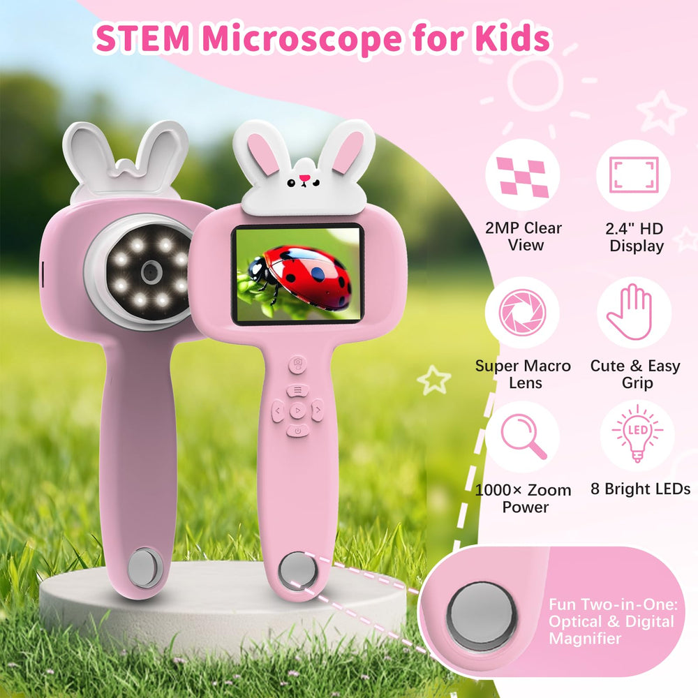 1080p imaging captures crisp coin and plant details with BLACKROOT Microscope
