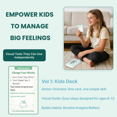 Blavvennt Kids Deck helps name emotions with clear visuals for easier expression.