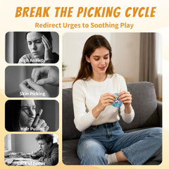 Blavvennt Picky Pad Office Use scene shows silent, portable stress relief