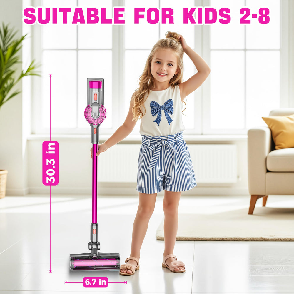 BLAXTEM 4-in-1 kids vacuum auto-manual modes support easy or active play.