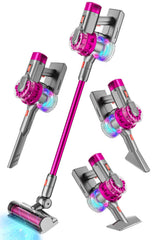BLAXTEM 4-in-1 kids vacuum roller-attachment in action for pretend cleaning fun.