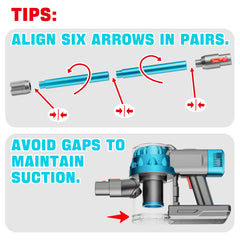 BLAXTEM extension tube boosts reach for elevated cleaning tasks