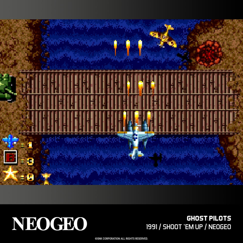 Blaze Evercade NEOGEO Arcade 3 game list close-up emphasizing six classics for instant play.