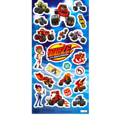 Blaze mini coloring book and stickers bonus pack supports party favors and gifting.