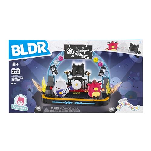 BLDR Squish Tour Spotlights illuminate the stage for real-life concert vibes.