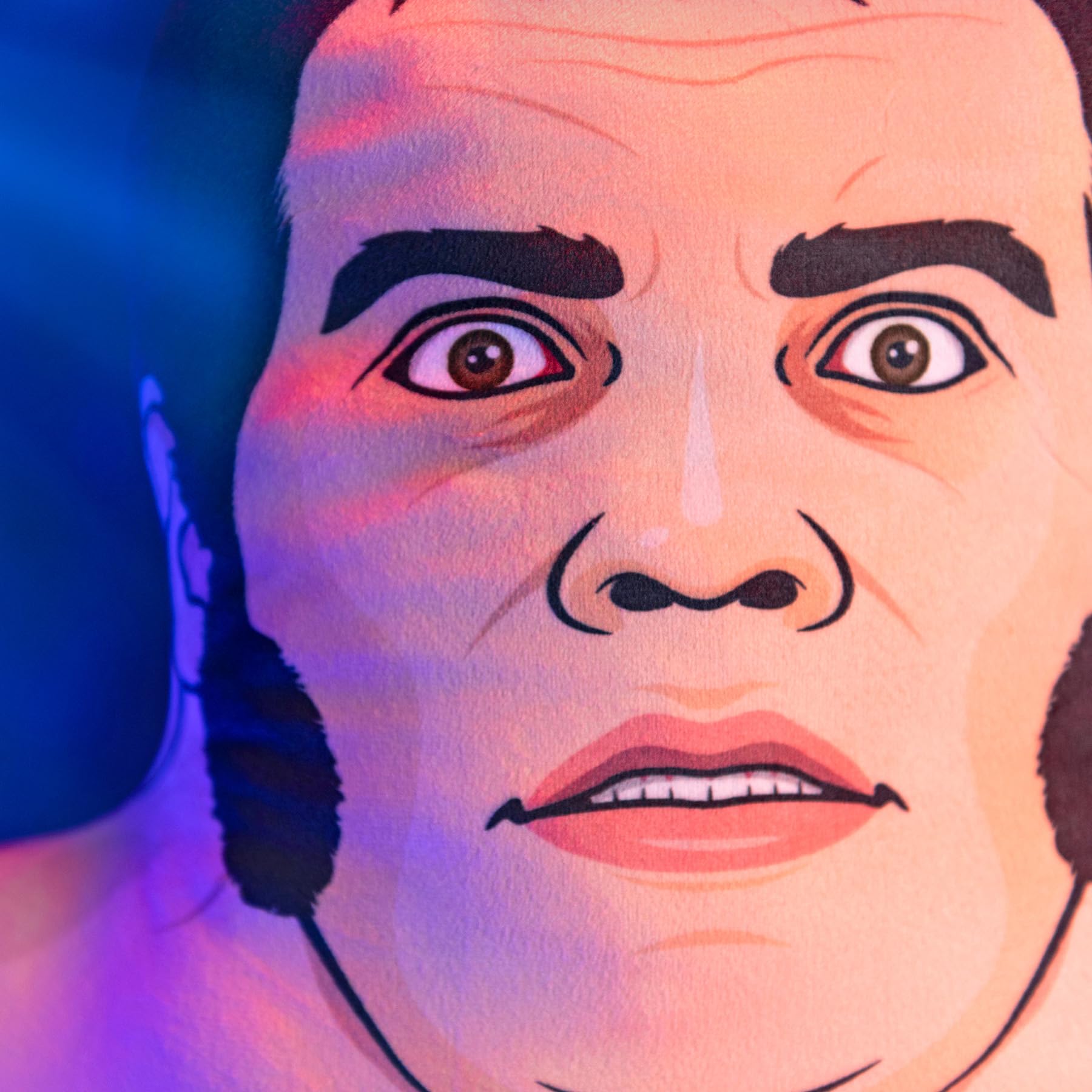 Bleacher Creatures Andre the Giant Bleacher Buddy packaging highlights gift-ready presentation.