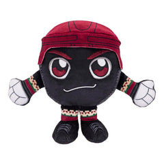 Bleacher Creatures Arizona Coyotes 8-Inch Kuricha Puck Plush sitting on a shelf for display